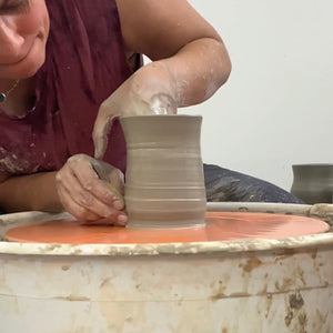 February (final day in March) - Adult (16+) Pottery Wheel Throwing SATURDAYS, 4-week course, February 3, 10, 24, and March 2 from 12-2:30